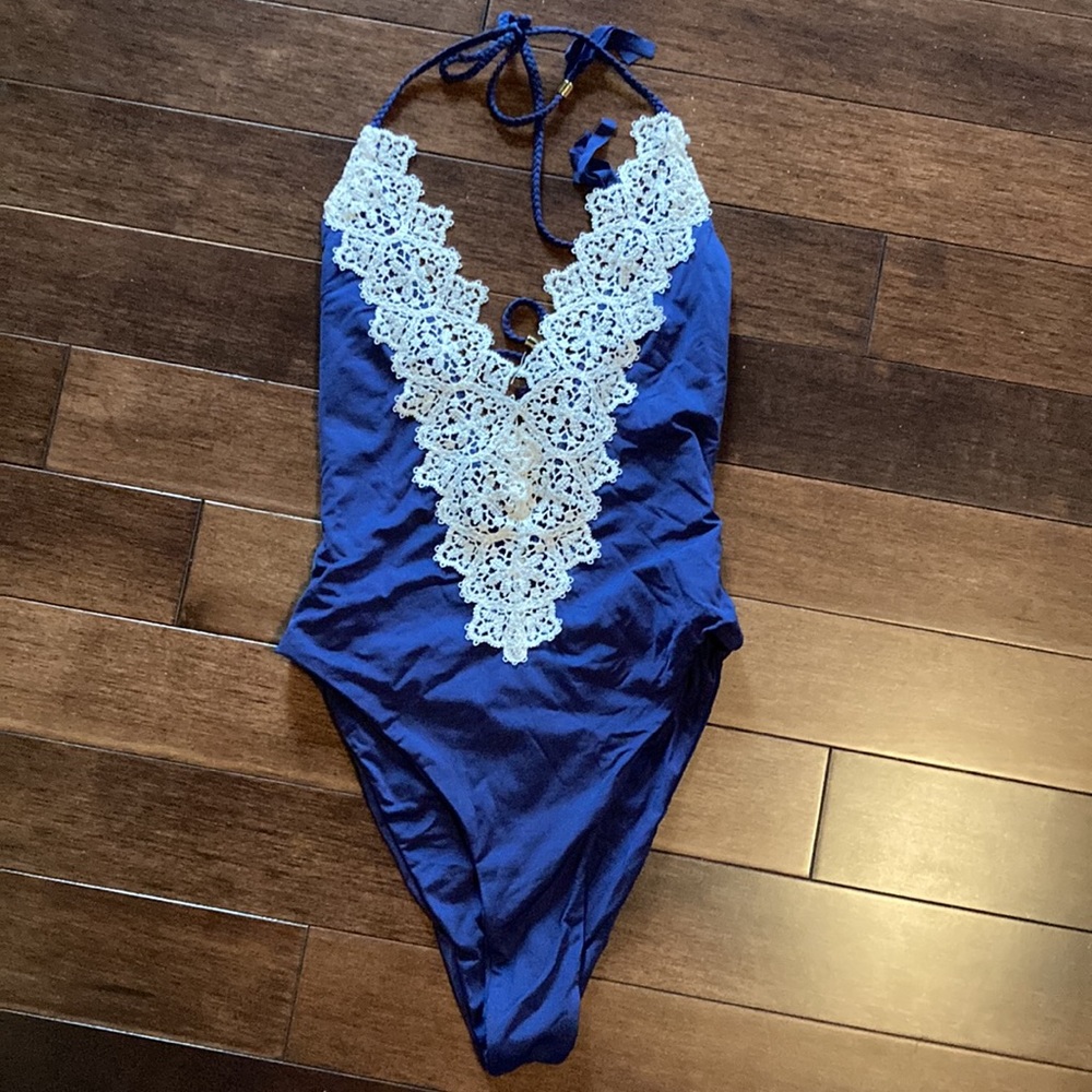 Blue Life Capri Navy Blue One Piece Swimsuit
